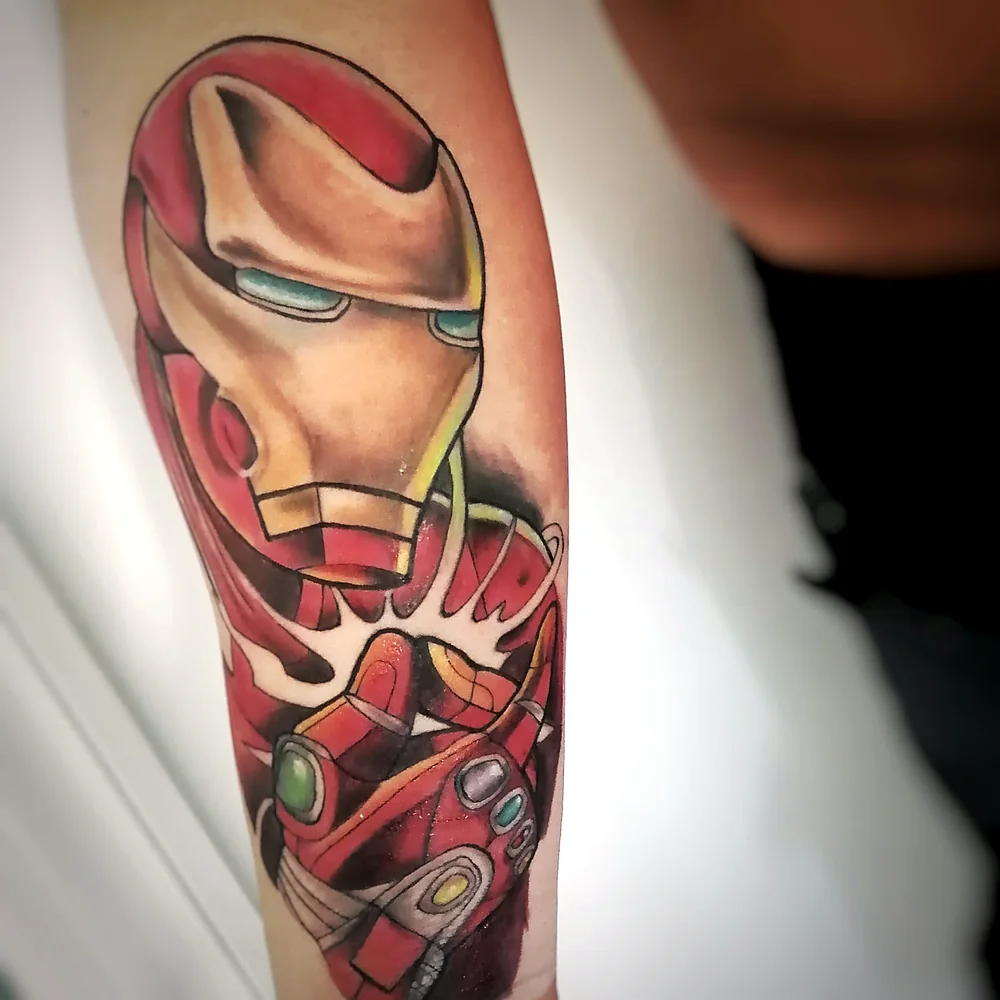 Tatuaje de ilustracion a color